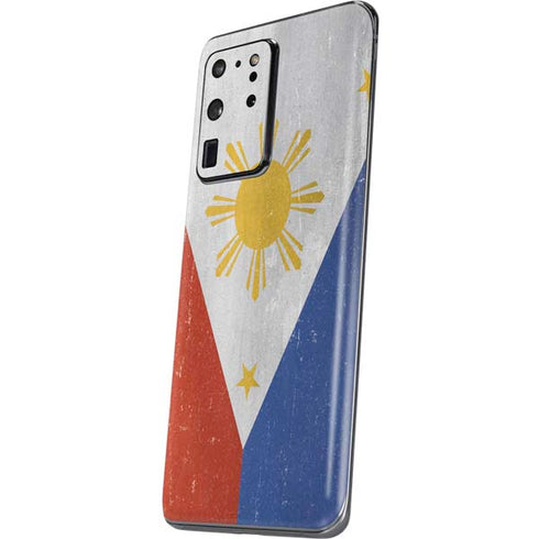 Philippines Flag Distressed Galaxy S20 Ultra 5G Skin